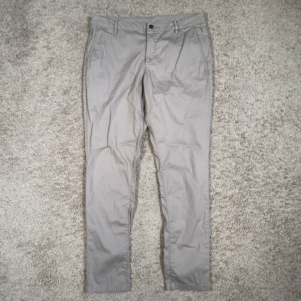 Birddogs Pants Mens 36x34 Beige Unlined Stretch Performance Chino